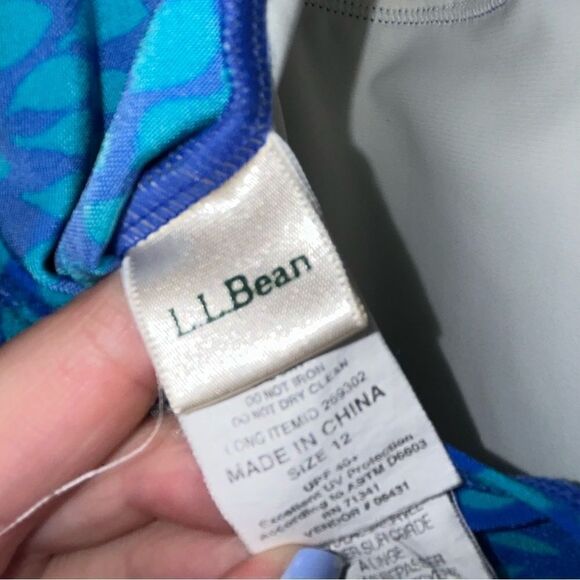 L.L. Bean Halter One Piece Swimsuit - Picture 6 of 7